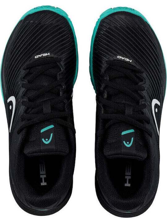 Revolt Pro 4.0 Kids Sports Shoes Tennis with Laces Black