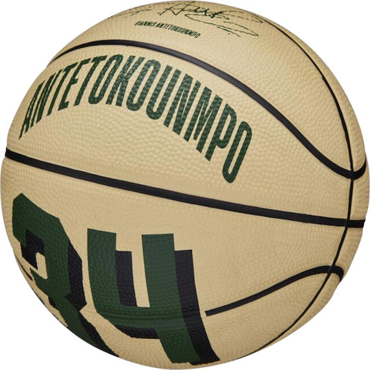 Wilson Player Icon Мини Баскетболна топка Вътрешна/Външна Гианис Антетокунмпо