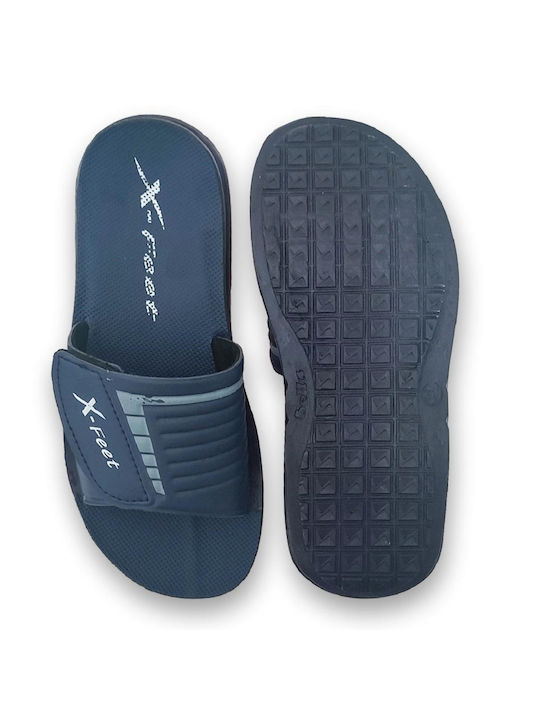 Men's Slides Blue