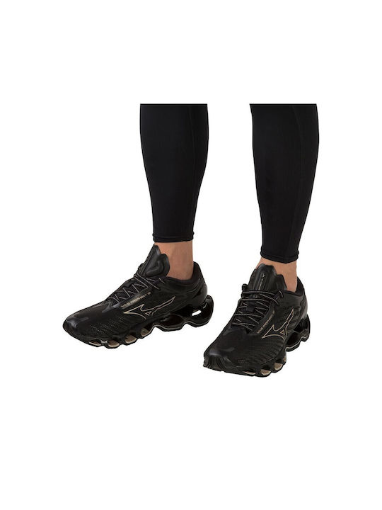 Wave Prophecy 12 Ανδρικά Αθλητικά Παπούτσια Running Black / Ge Gold