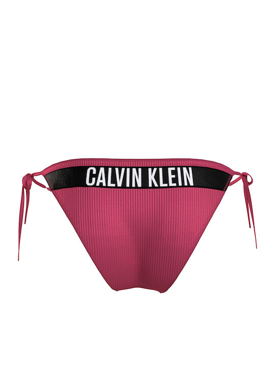 Bikinihosen Brasil mit Schnürung Fuchsie