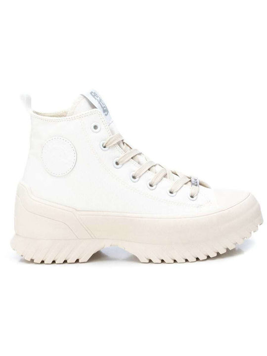 Refresh Chunky Boots White