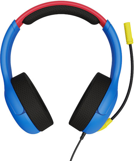 PDP LVL40 Airlite Mario Dash Over Ear Gaming Headset with Connection 3.5mm Mario Dash