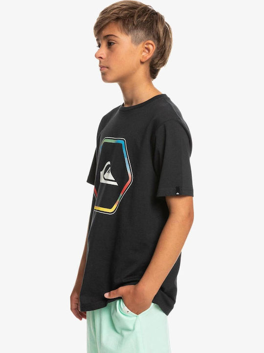 Παιδικό T-shirt Μαύρο In Shapes
