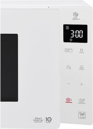 LG Φούρνος Μικροκυμάτων με Grill 25lt Λευκός