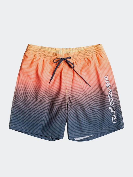 Everyday Warped Logo Herren-Bademode Kurze Hosen Mehrfarbig mit Mustern