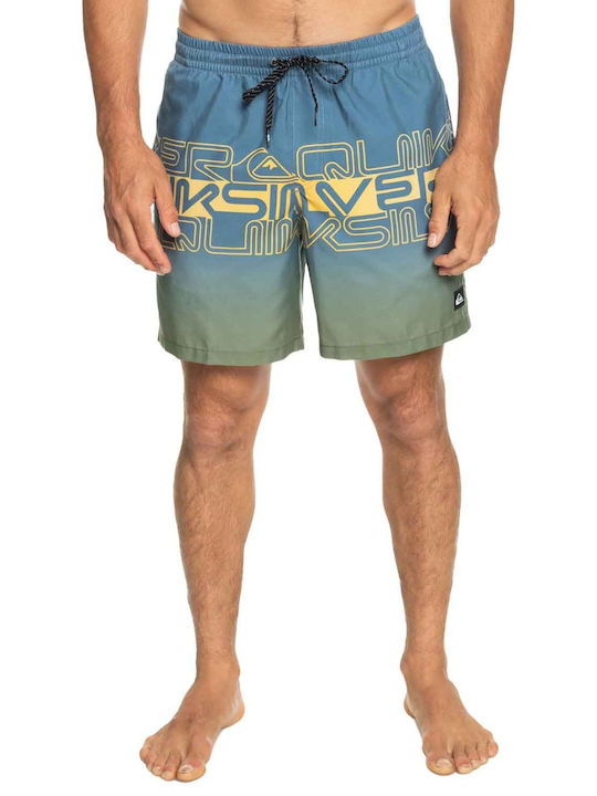 Everyday Wordblock Men's Swimwear Shorts Blue With Designs