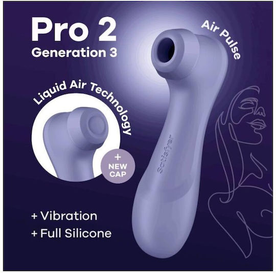 Satisfyer Pro 2 Generation 3 Liquid Air Αναρροφητής Αιδοίου με Δόνηση Lilac