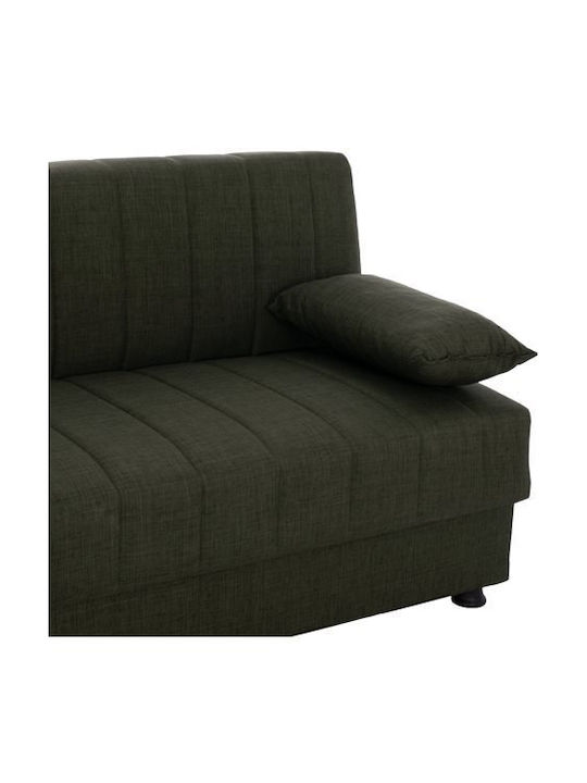 Andri Триместен Диван Спалня Текстил със съхранение Cupressus 180x72x77см.
