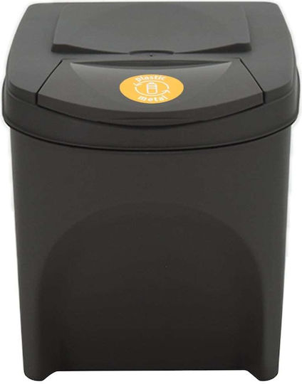 vidaXL Plastic Waste Bin 4x100lt Gray