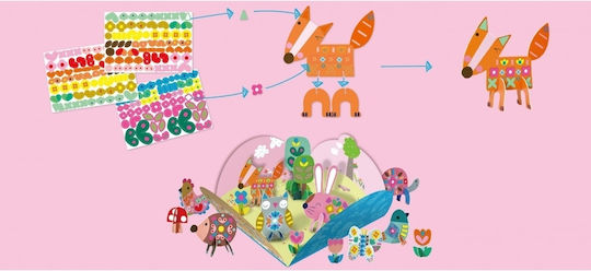Avenir Aufkleber Stick'N'Play Secret Garden für Kinder 3+ Jahre alt+ Jahre