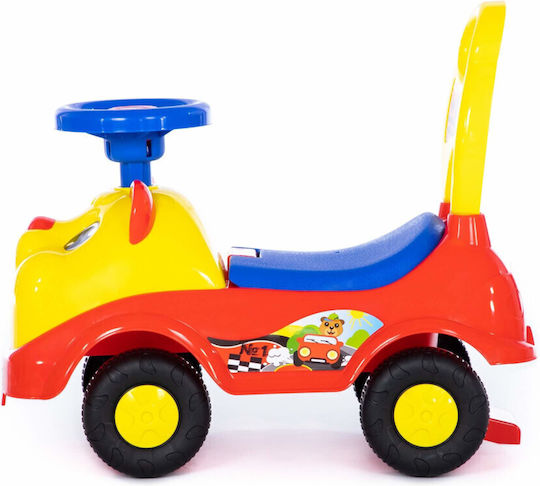 Polesie Bear Ride Αυτοκινητάκι Ride On Κόκκινο