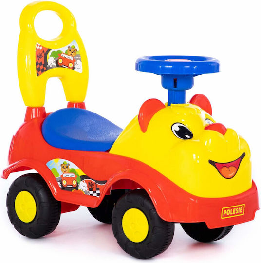 Polesie Bear Ride Αυτοκινητάκι Ride On Κόκκινο