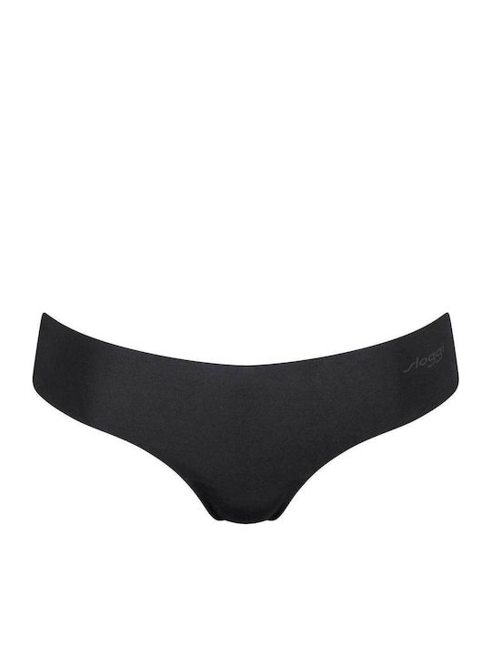 Γυναικεία String 2Pack χωρίς Ραφές Black/Beige