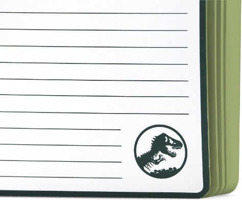 Half Moon Bay Velociraptor Jurassic Park Notebook A5 Brown