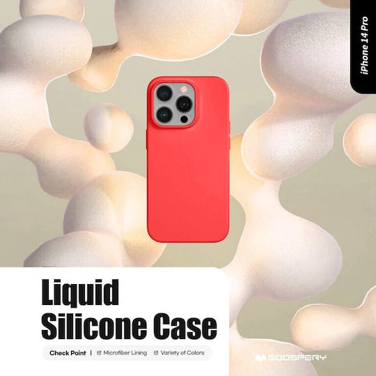 Mercury Back Cover Σιλικόνης Κόκκινο (iPhone 14 Pro)