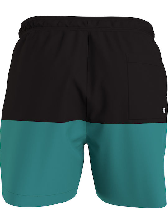 Men's Swimwear Shorts Black Striped