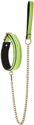 Dream Toys Collar & Leash Green