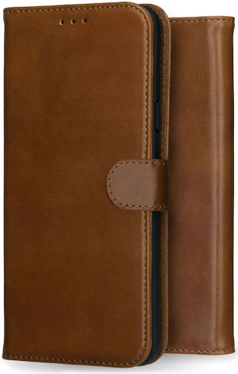 Rosso Deluxe Wallet Δερμάτινο Καφέ (Galaxy S23 Ultra)