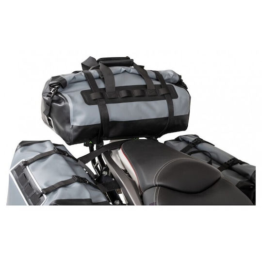 Moto-Detail Σάκος Ουράς Μοτοσυκλέτας Αδιάβροχος 30lt σε Γκρι Χρώμα