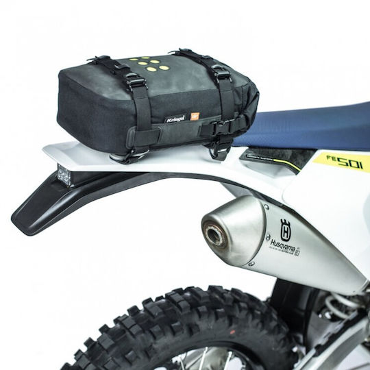 Kriega OS-6 Adventure Pack Σάκος Ουράς Μοτοσυκλέτας Αδιάβροχος 6lt σε Μαύρο Χρώμα
