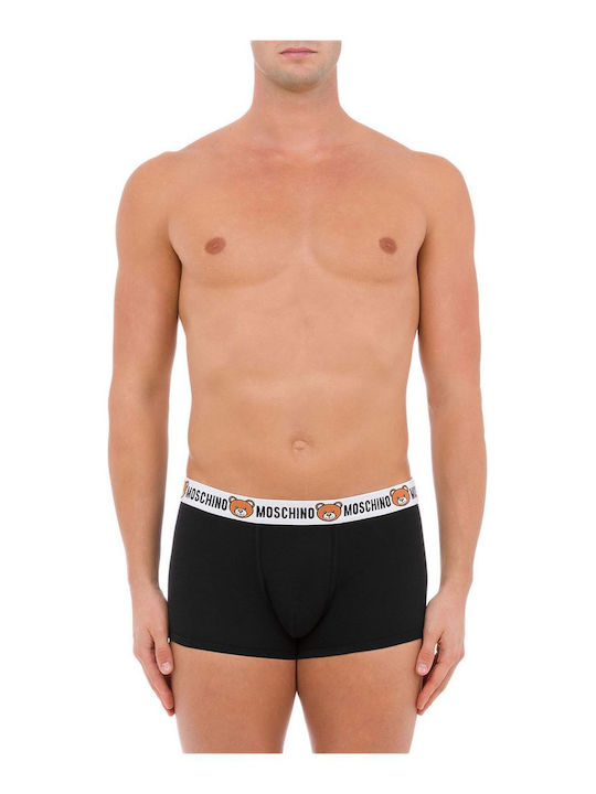 Moschino Teddy Herren Boxershorts Schwarz 2Packung