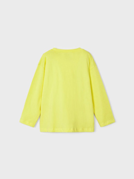 Mayoral Kids Long-sleeved Winter Top Yellow