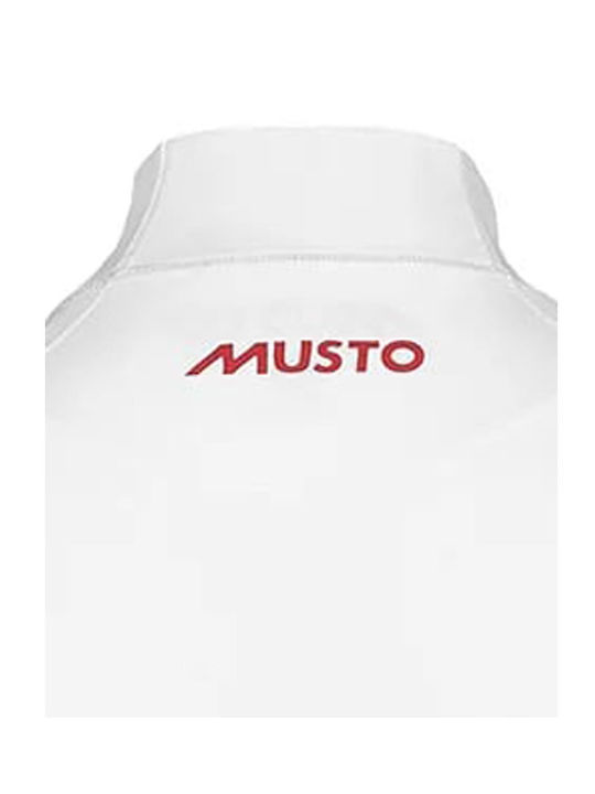 Musto Championship Short Sleeve Rash UPF 50 Γυναικεία Μακρυμάνικη Αντηλιακή Μπλούζα Λευκή
