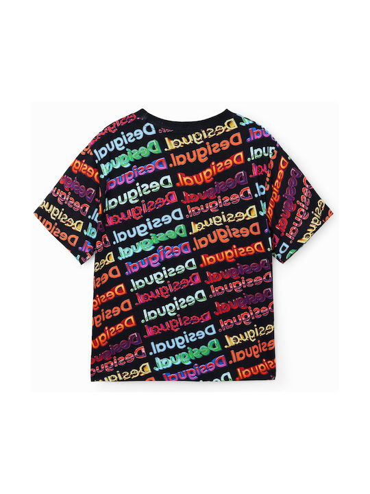 Desigual Kinder-T-Shirt Mehrfarbig