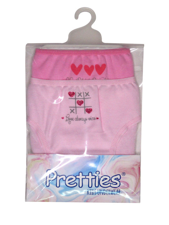 Pretty Baby Kids' Set with Briefs Pink 2pcs