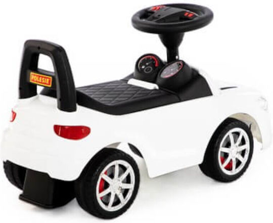 Polesie Super Car 4T Αυτοκινητάκι Ride On για 12+ μηνών με Ήχους Λευκό