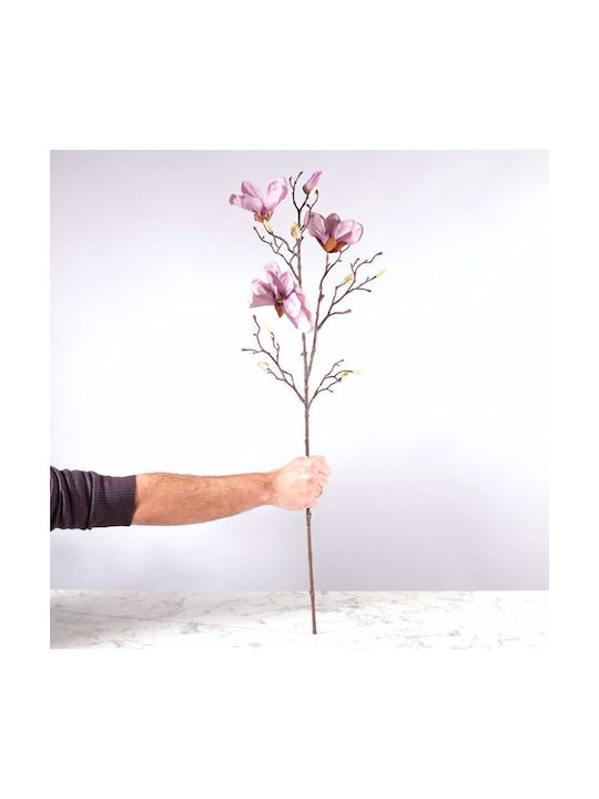 Künstlicher dekorativer Zweig Magnolie Purple 104cm Supergreens