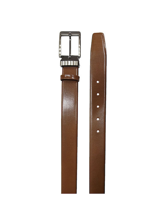 0611.12 Men's Leather Belt Tabac Brown