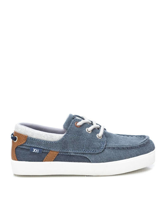 Kinder-Mokassins Blau