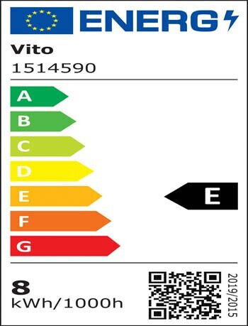 Vito Λάμπα LED 8W για Ντουί E27 και Σχήμα ST64 Φυσικό Λευκό 1016lm