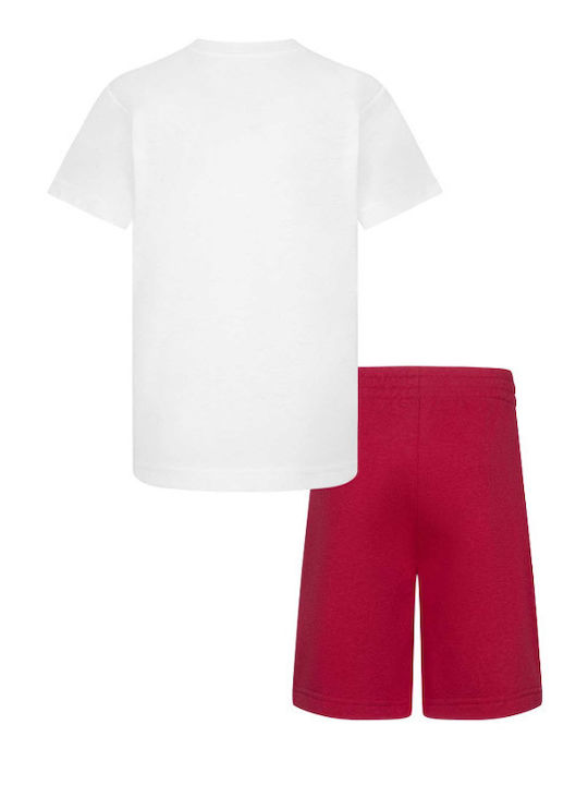 Jordan Kids Set with Shorts Summer 2pcs White