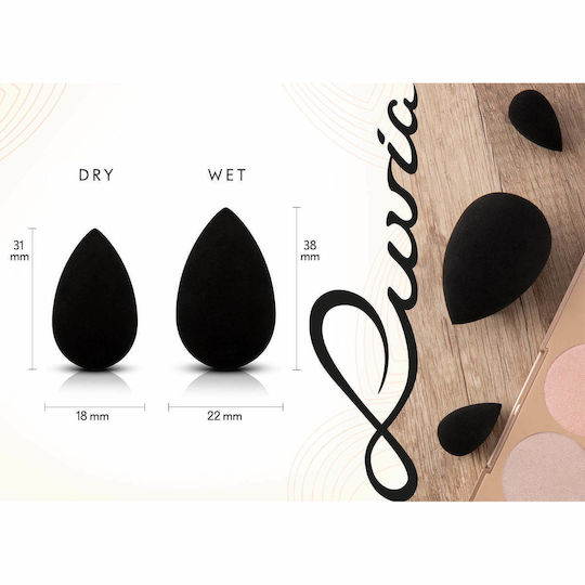 Luvia Σετ με Σφουγγαράκια Μακιγιάζ Blending Sponge Kit 3τμχ