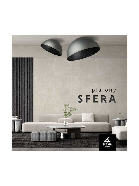 Sigma Modern Metal Ceiling Light with Socket E27 35pcs White