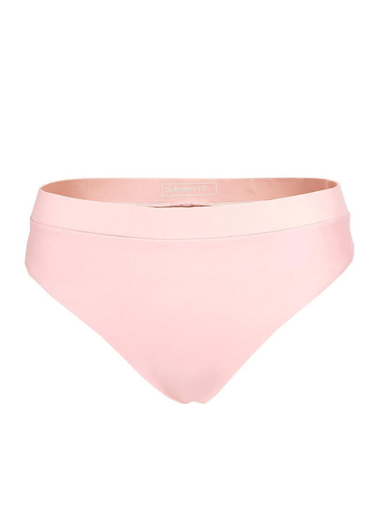 Bikini Slip Hohe Taille Rosa