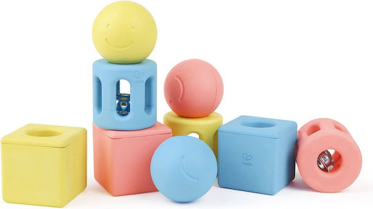 Hape Aktivitätswürfel Geometric Rattle Trio mit Sounds für 0++ Monate