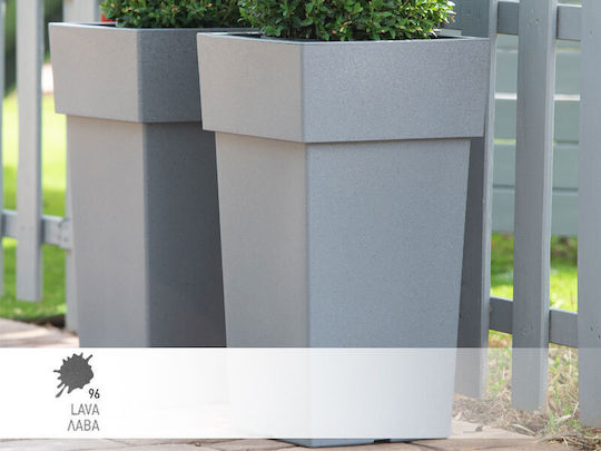 Viomes Linea Саксия Пластмаса Grey - Ash 27x27x50см.