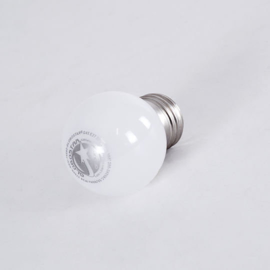GloboStar LED Bulb 3W 100mm for Socket E27 and Shape G45 Natural White 255lm