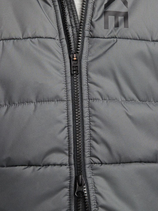 Winter Jacket Puffer Waterproof Gray