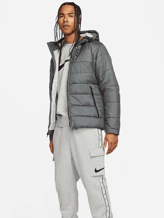 Winter Jacket Puffer Waterproof Gray