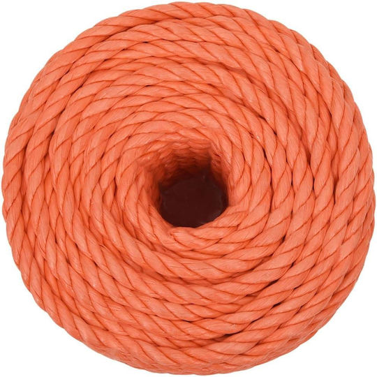 vidaXL Σχοινί Διαμέτρου 24mm με Μήκος 100m Μπλε Σχοινί Εργασίας Πορτοκαλί 24χιλ. 100μ. από Πολυπροπυλένιο