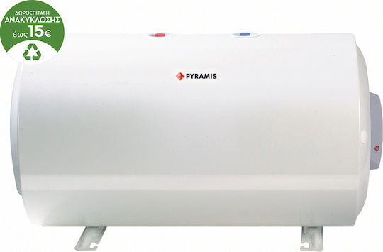 Pyramis Horizontal Glass Water Heater 80lt 3.5kW