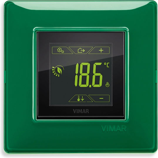 Vimar Plana Switch Frame 1 Position Vertical Installation in Green Color 14642.47