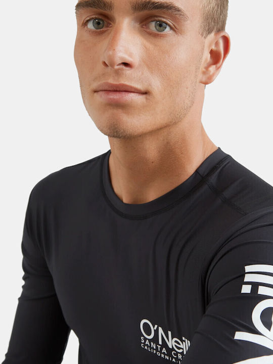 O'Neill UPF 50+ Herren Langärmeliges Sonnenschutzshirt Schwarz