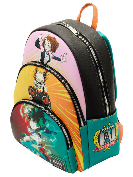 Loungefly My Hero Academia School Bag Backpack Elementary, Elementary Multicolored