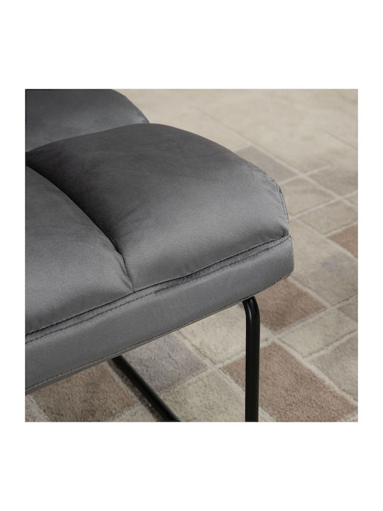 cu Puf Gri 60x80.5x89cm